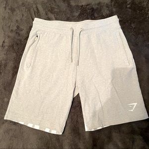 GYM SHARK Grey Workout Athletic Drawstring Shorts Size Large
